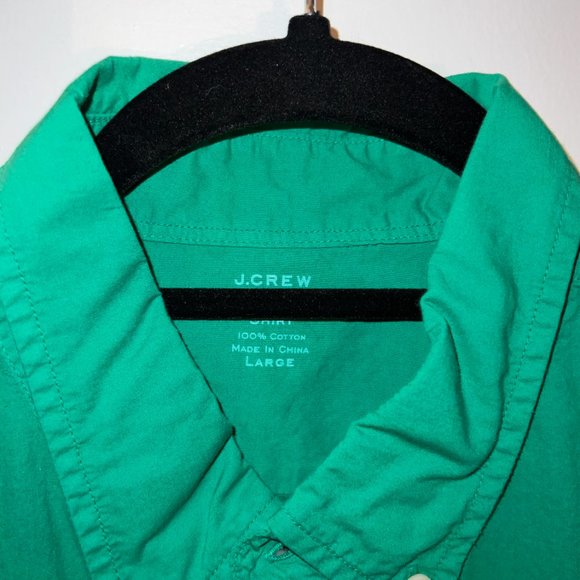J.Crew Mens Casual Green Button Down - Picture 3 of 3